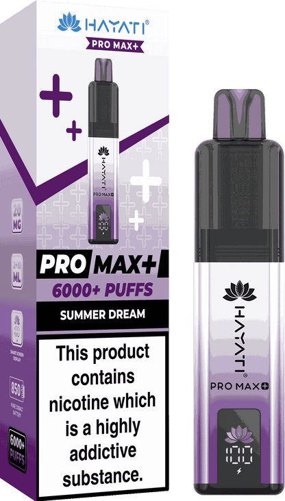 Hayati Pro Max Plus 6000 Puffs Box of 5