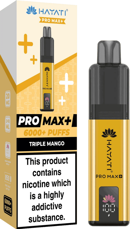 Hayati Pro Max Plus 6000 Puffs Box of 5