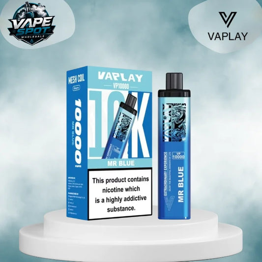 Vaplay VP10000 Prefilled Pod Vape Kit - Box of 5
