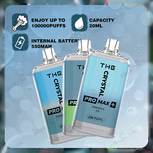 Crystal Pro Max 10k with 550 mAh battery with 20 ml 