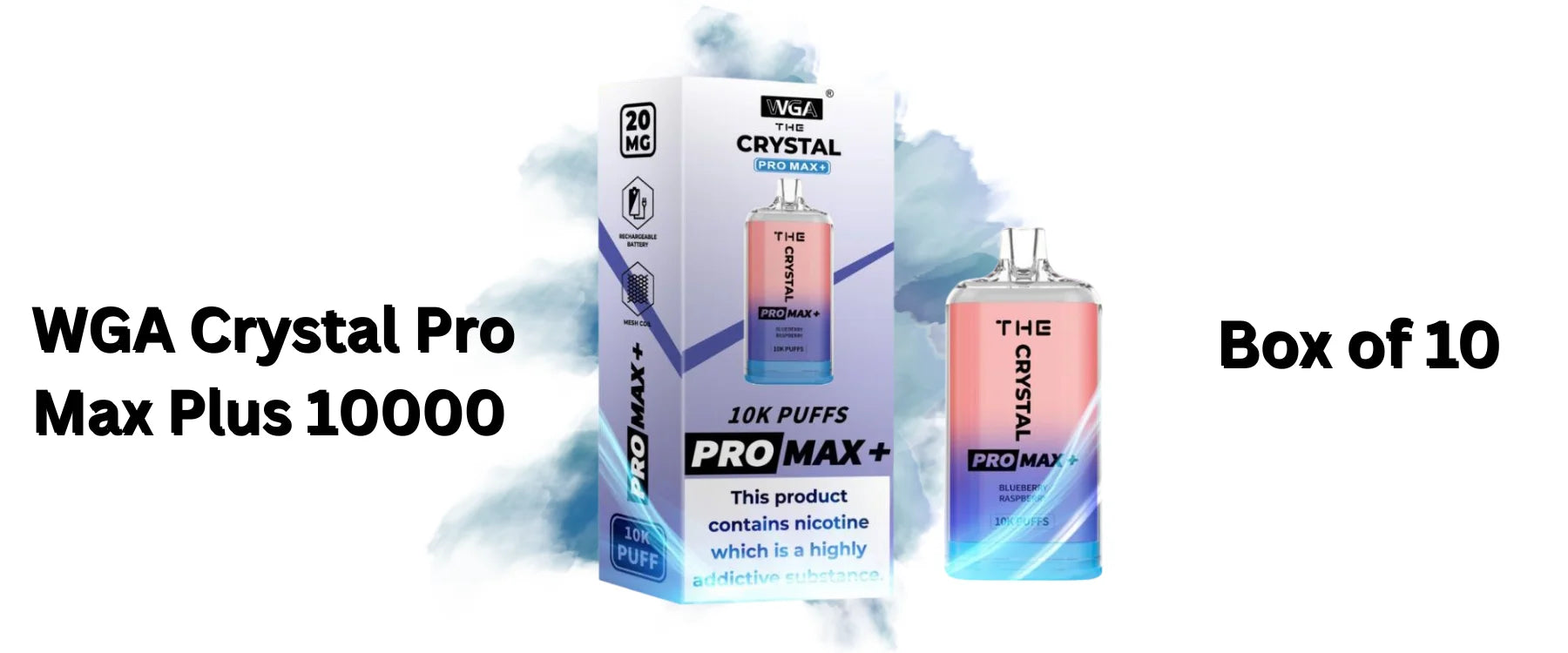 wga crystal pro max plus 10k