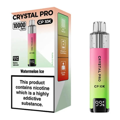 Crystal Pro 10000 (CP10K) Prefilled Vape Kit Box of 5