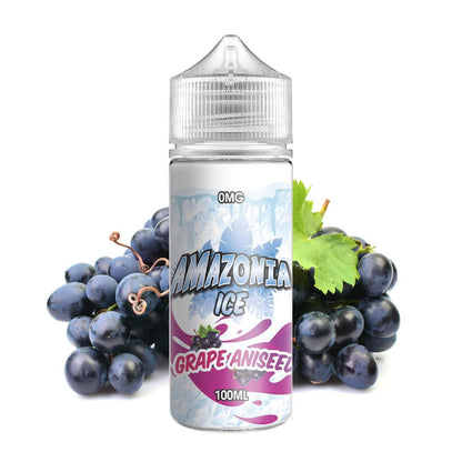 Amazonia Ice 100ml Shortfill-Grape Aniseed-vapeukwholesale