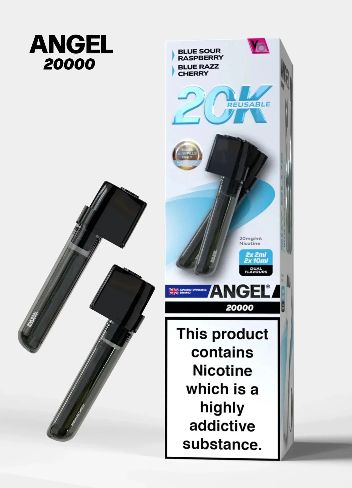 Angel 20000 Puffs Prefilled Pods Box of 5