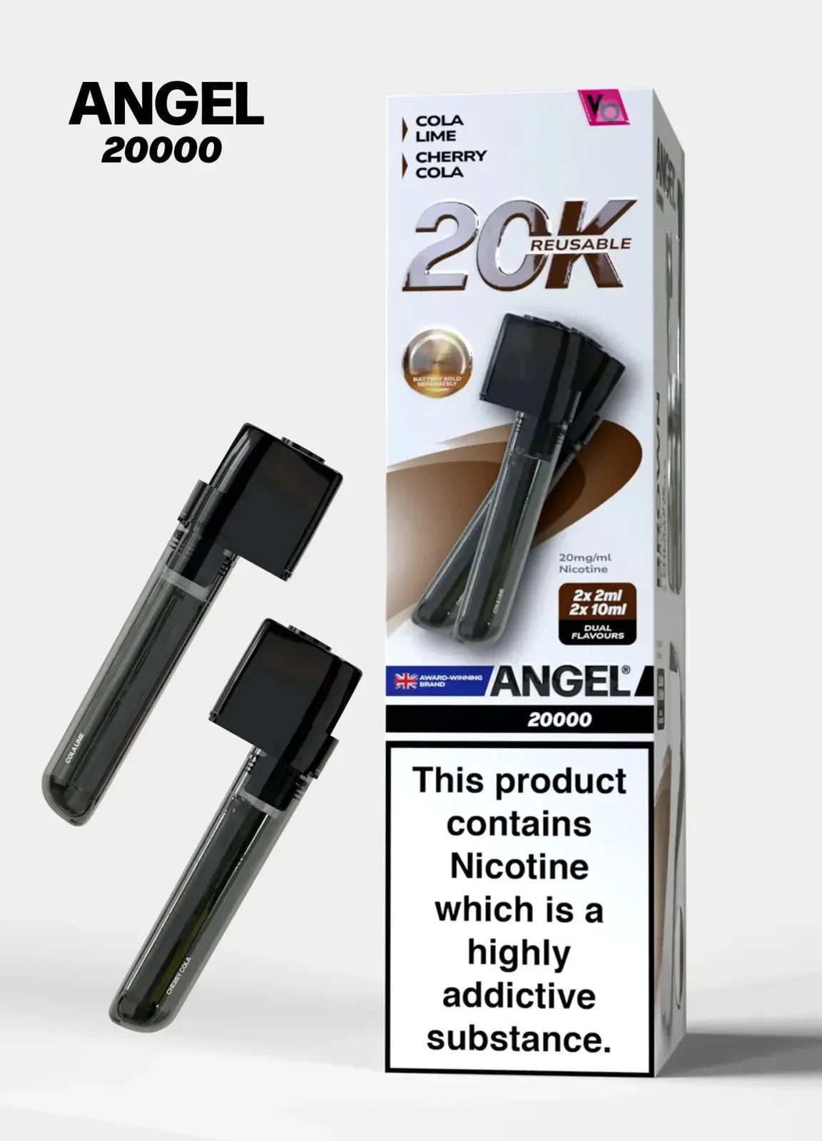Angel 20000 Puffs Prefilled Pods Box of 5