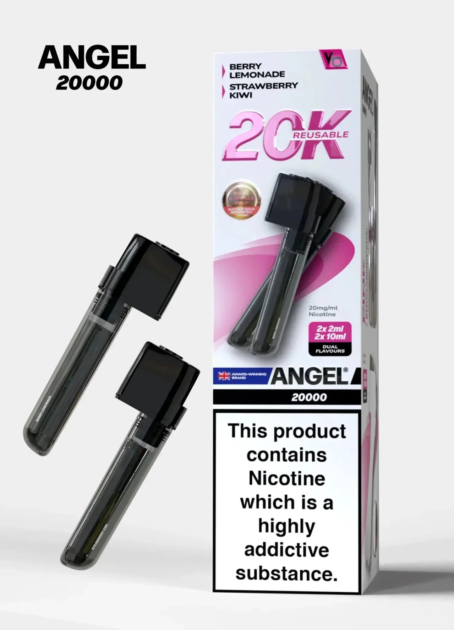 Angel 20000 Puffs Prefilled Pods Box of 5