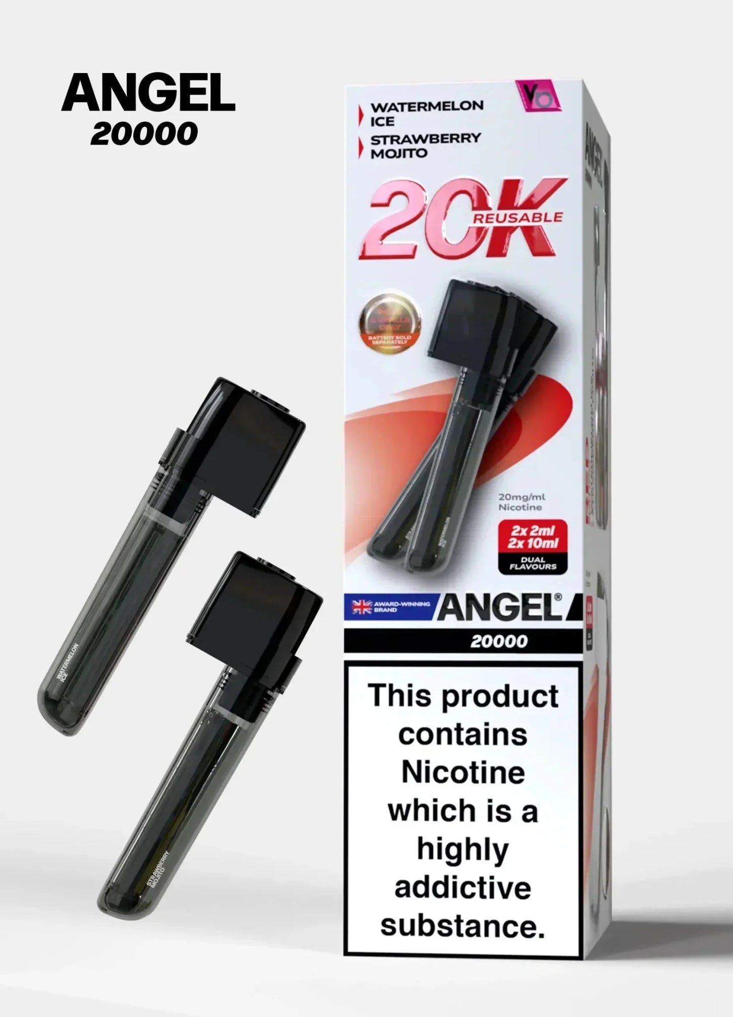 Angel 20000 Puffs Prefilled Pods Box of 5