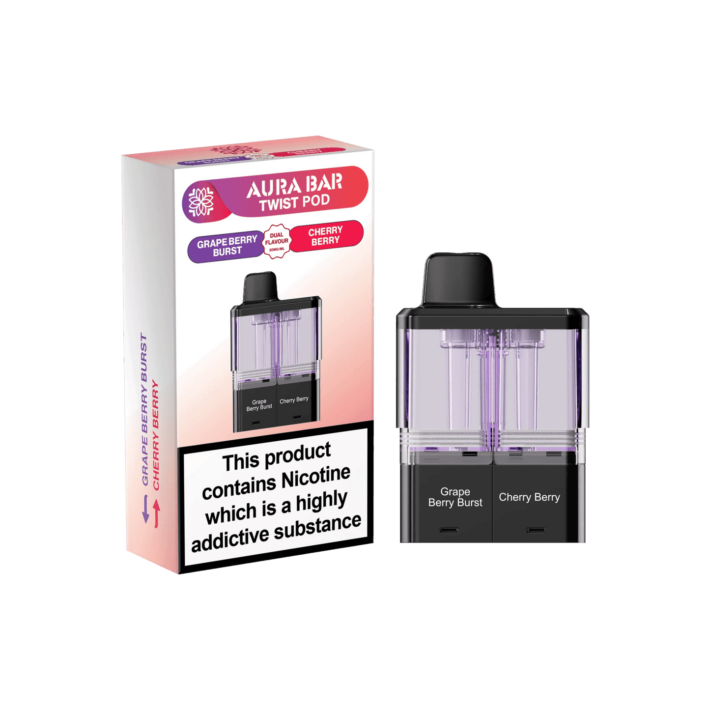 Aura Bar Twist 40k Replacement Pods - Pack of 5