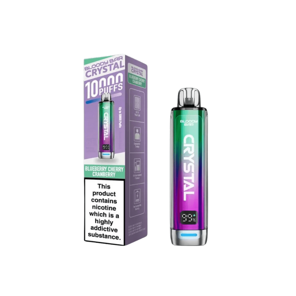 Bloody Bar Crystal 10000 Puffs Disposable Vape Kit | Box of 10 - #Vapewholesalesupplier#