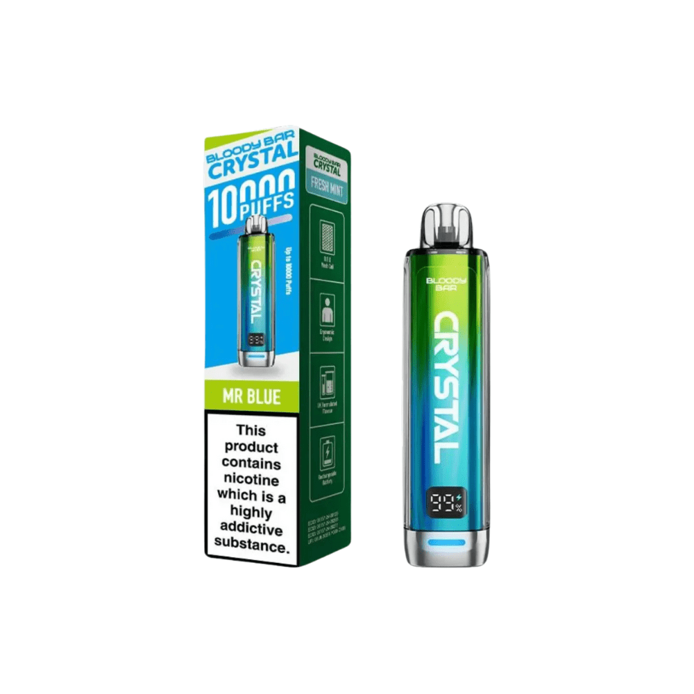 Bloody Bar Crystal 10000 Puffs Disposable Vape Kit | Box of 10 - #Vapewholesalesupplier#