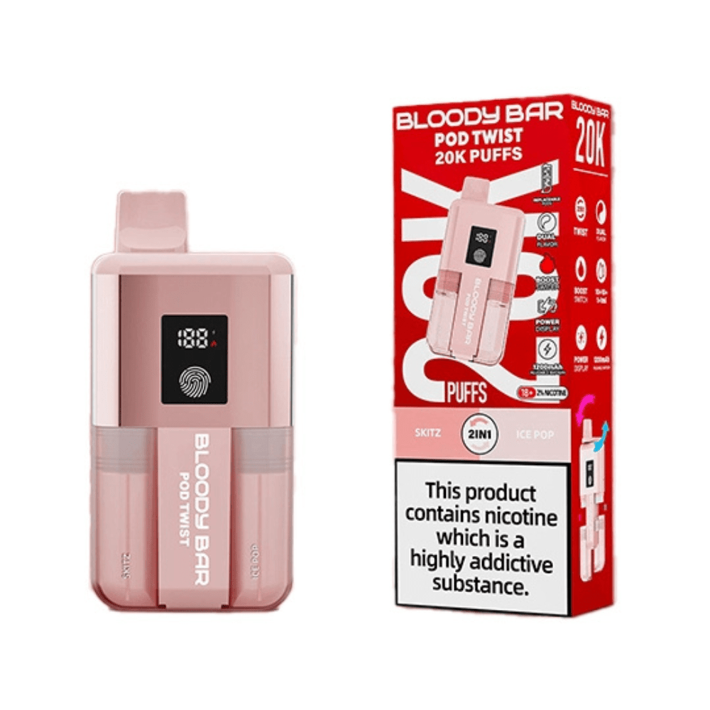 Bloody Bar Pod Twist 20K Prefilled Pod Kit Box of 5 - Vapewholesalesupplier