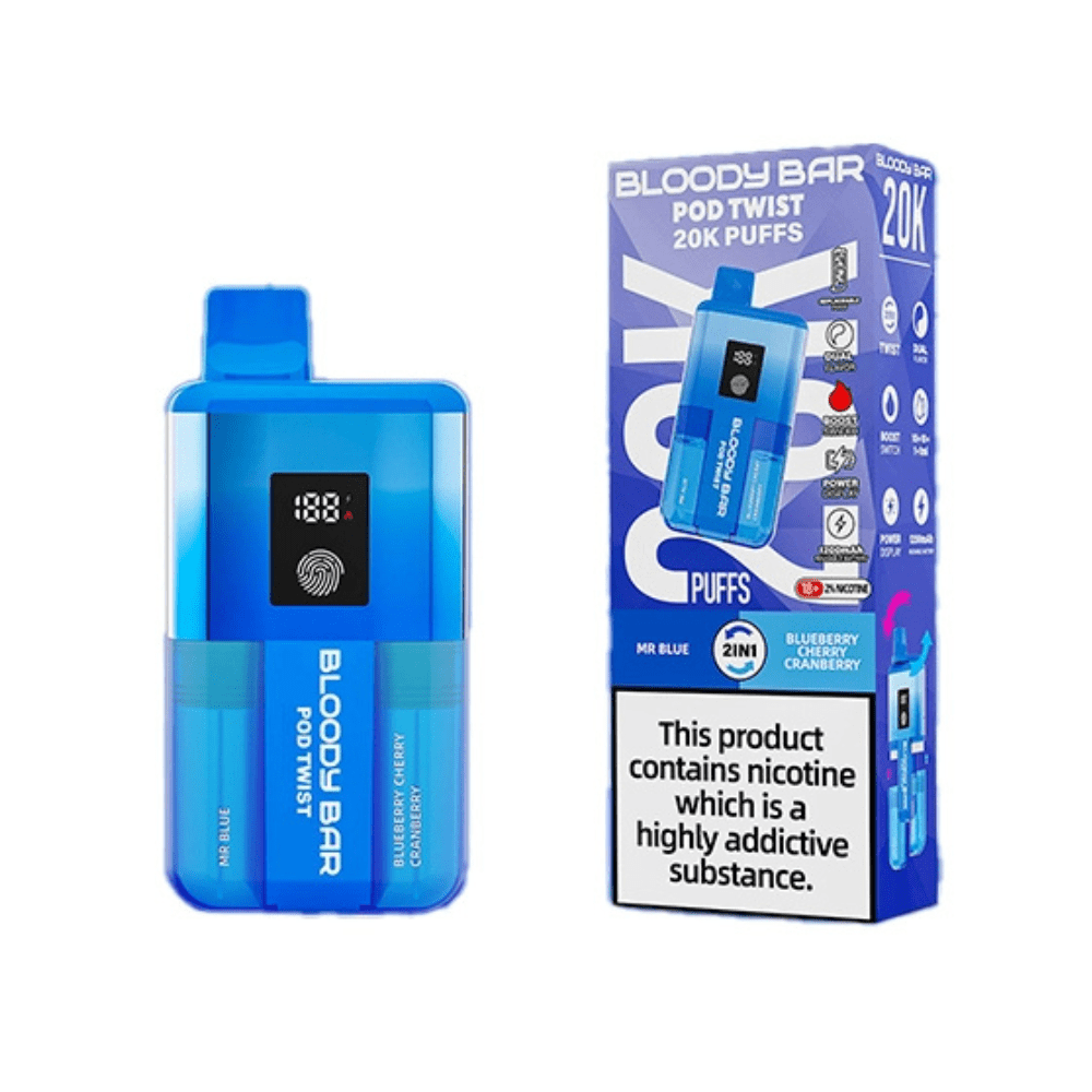 Bloody Bar Pod Twist 20K Prefilled Pod Kit Box of 5 - Vapewholesalesupplier