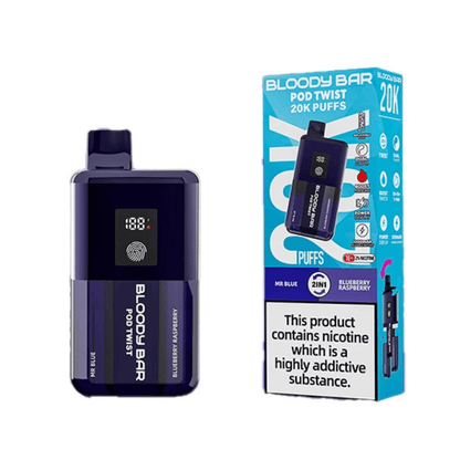 Bloody Bar Pod Twist 20K Prefilled Pod Kit Box of 5 - Vapewholesalesupplier
