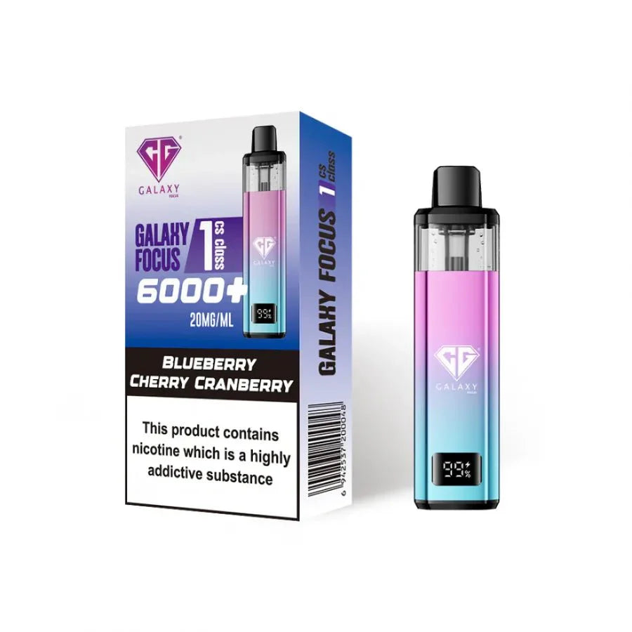 Crystal Galaxy Focus 1 6000 Prefilled Pod Kit Box of 5 - Vapewholesalesupplier
