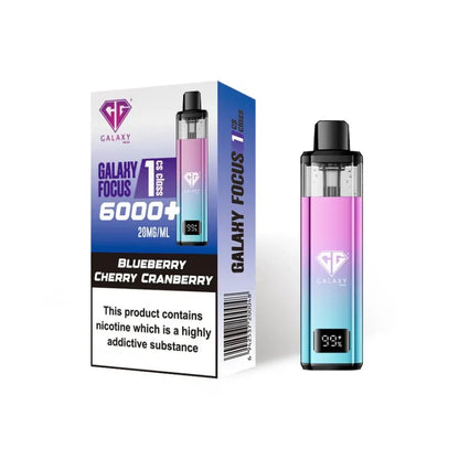 Crystal Galaxy Focus 1 6000 Prefilled Pod Kit Box of 5 - Vapewholesalesupplier