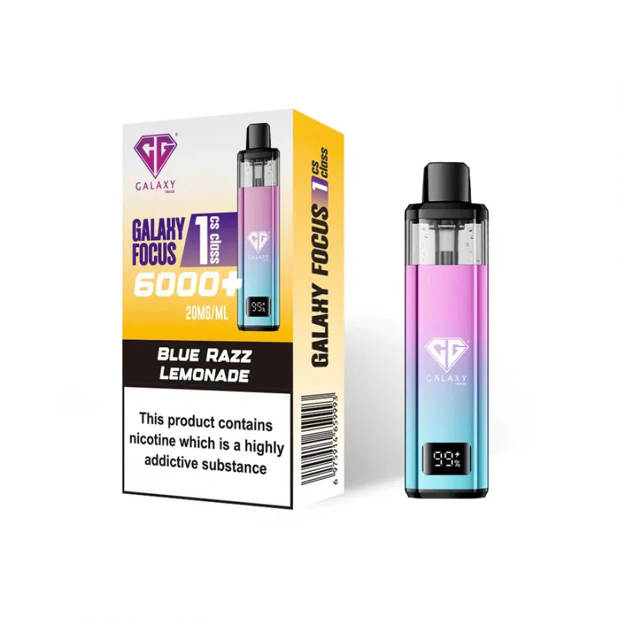 Crystal Galaxy Focus 1 6000 Prefilled Pod Kit Box of 5 - Vapewholesalesupplier