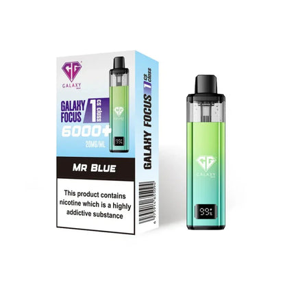 Crystal Galaxy Focus 1 6000 Prefilled Pod Kit Box of 5 - Vapewholesalesupplier