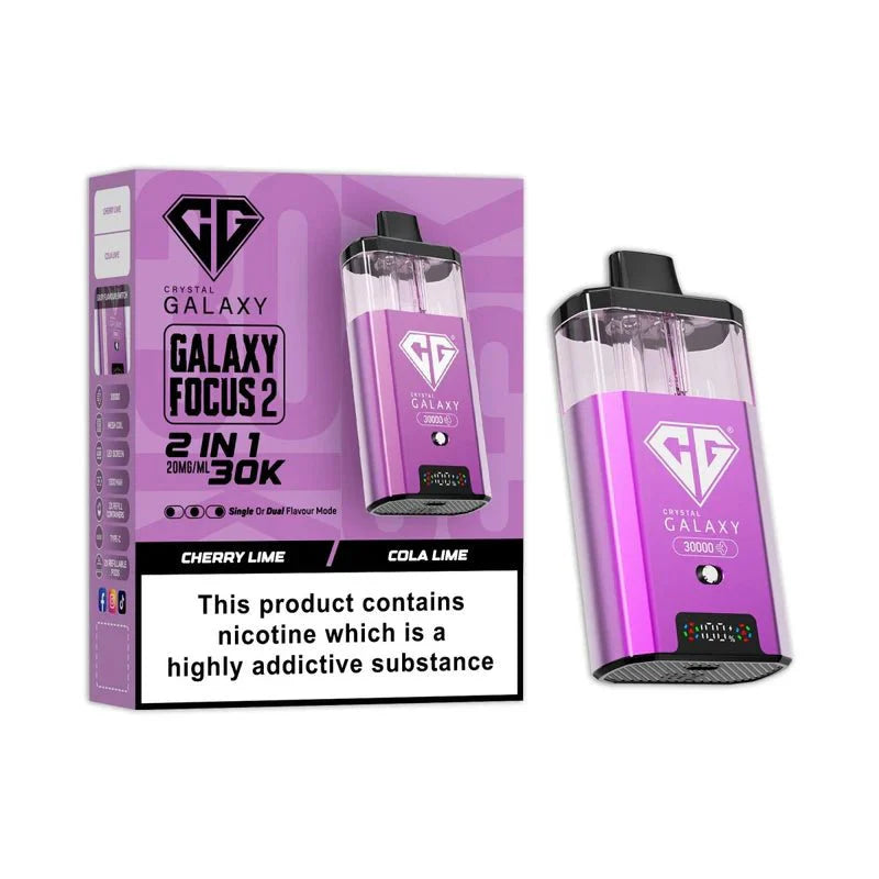 Crystal Galaxy Focus 2 30K Disposable Vape Device | Box of 5 - #Vapewholesalesupplier#