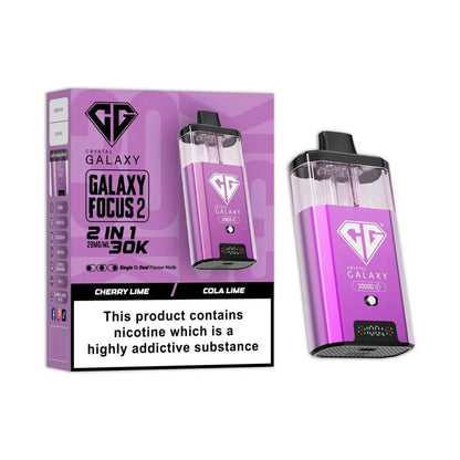 Crystal Galaxy Focus 2 30K Disposable Vape Device | Box of 5 - #Vapewholesalesupplier#