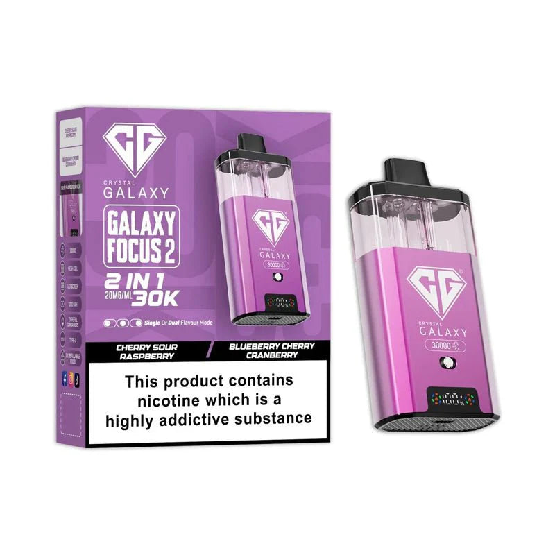 Crystal Galaxy Focus 2 30K Disposable Vape Device | Box of 5 - #Vapewholesalesupplier#