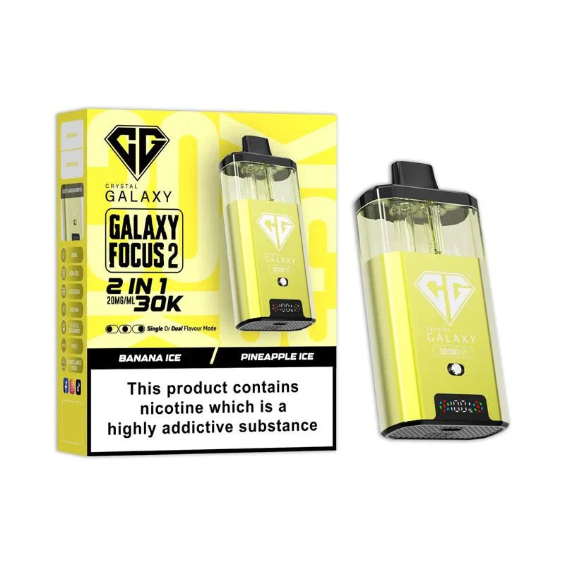 Crystal Galaxy Focus 2 30K Disposable Vape Device | Box of 5 - #Vapewholesalesupplier#