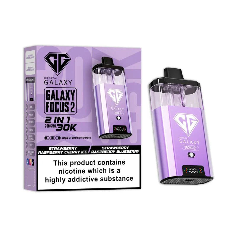 Crystal Galaxy Focus 2 30K Disposable Vape Device | Box of 5 - #Vapewholesalesupplier#