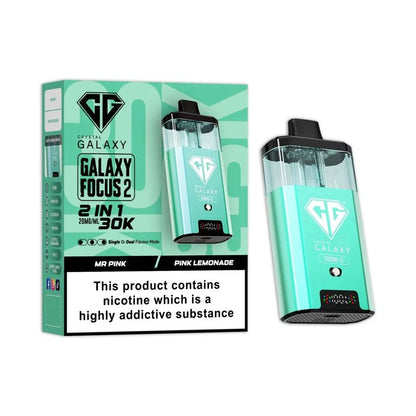 Crystal Galaxy Focus 2 30K Disposable Vape Device | Box of 5 - #Vapewholesalesupplier#