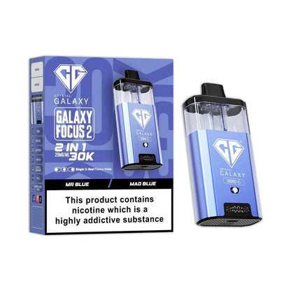 Crystal Galaxy Focus 2 30K Disposable Vape Device | Box of 5 - #Vapewholesalesupplier#