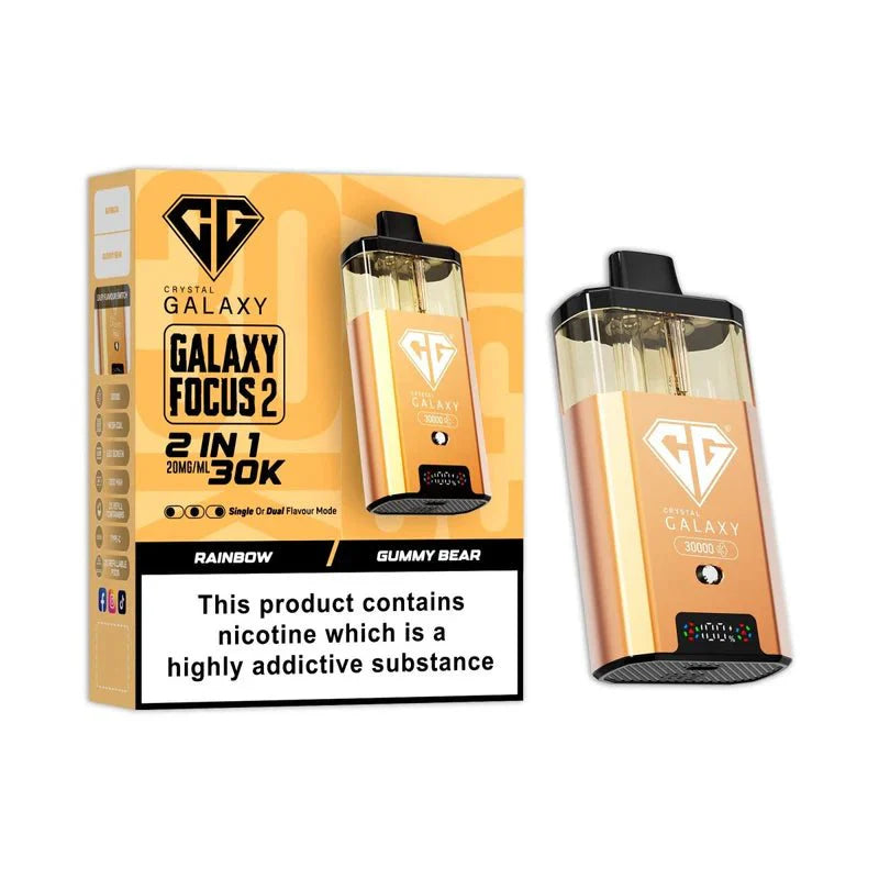 Crystal Galaxy Focus 2 30K Disposable Vape Device | Box of 5 - #Vapewholesalesupplier#