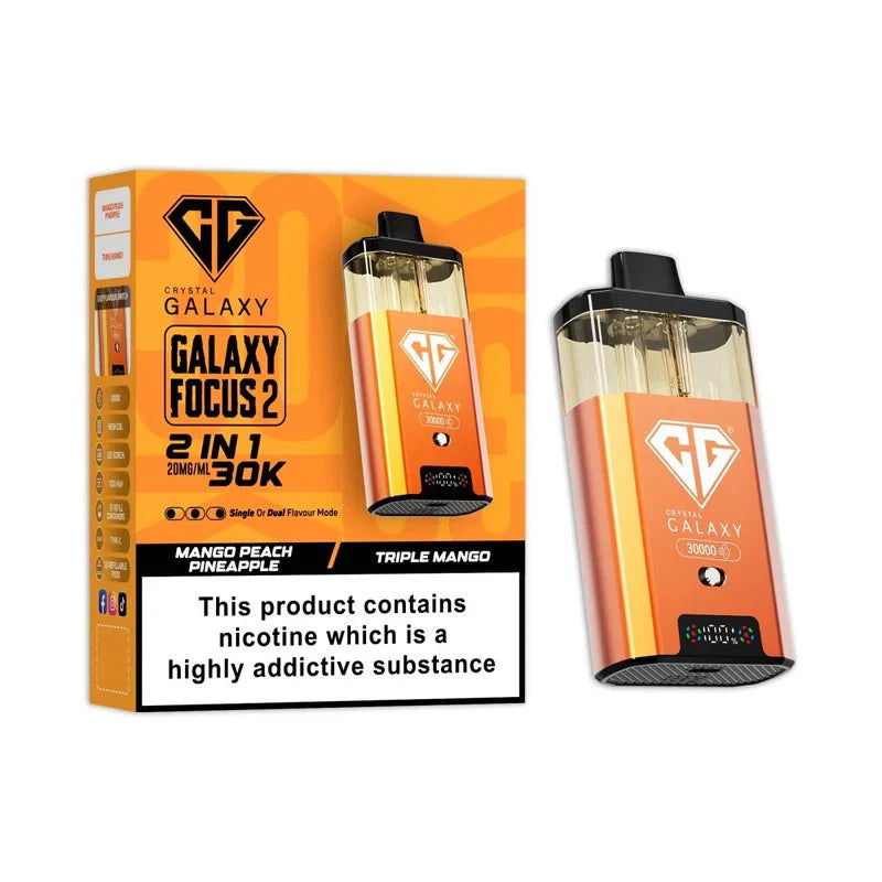 Crystal Galaxy Focus 2 30K Disposable Vape Device | Box of 5 - #Vapewholesalesupplier#