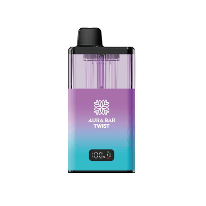 Crystal Prime Aura Bar Twist 40k Prefilled Pod Kit | Box of 5 - Vapewholesalesupplier