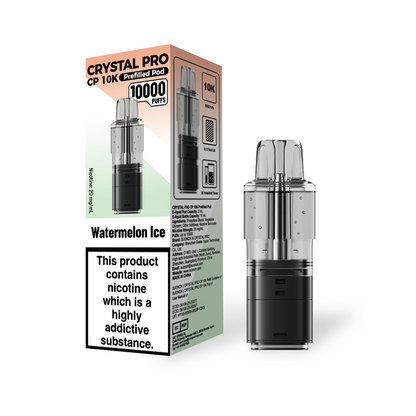 Crystal Pro CP 10k Replacement Pods Box f 5, Watermelon Ice Flavour