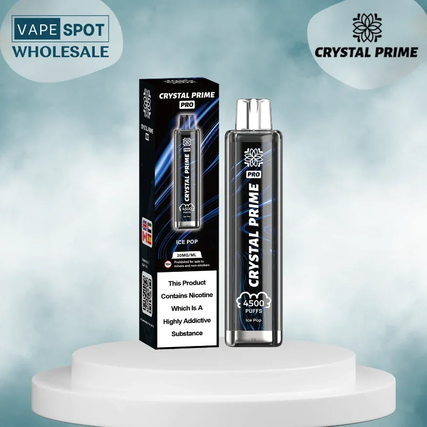 crystal prime pro 4500 puffs box of 10 