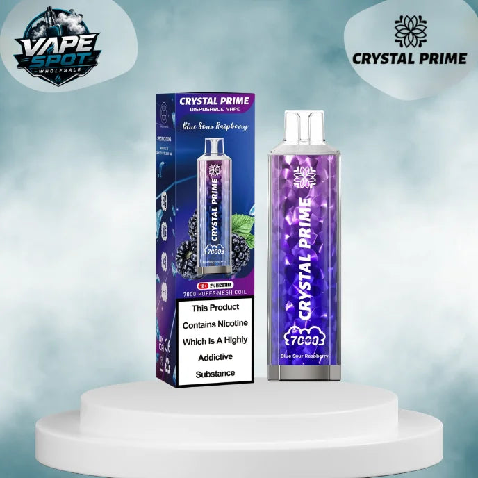 Crystal Prime 7000 Puffs Box of 10 | Crystal Prime Wholesale Vape