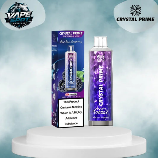 Crystal Prime 7000 Box of 10 | Wholesale Vapes