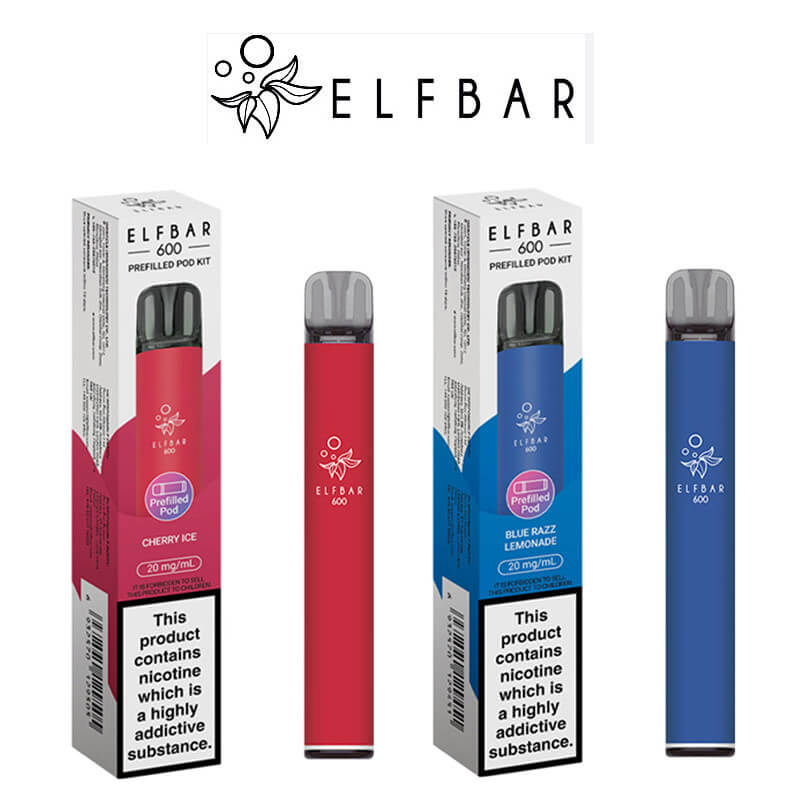 ELF BAR 600 Pre - Filled Pod Kit | Box of 10 - #Vapewholesalesupplier#