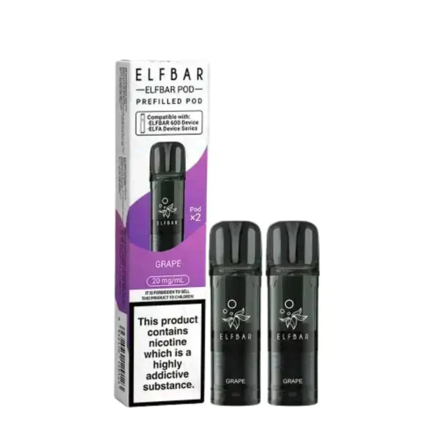Elf Bar 600 Prefilled Pods - Box of 10