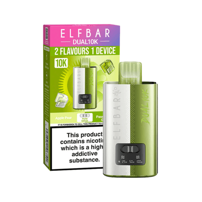 Elf Bar Dual 10K Prefilled Pod Vape Kit Box of 5 - Vapewholesalesupplier