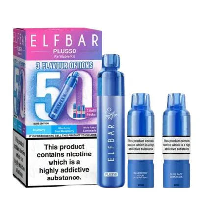 Elf Bar Plus 50 Prefilled Pod Kit Box of 5 - Vapewholesalesupplier
