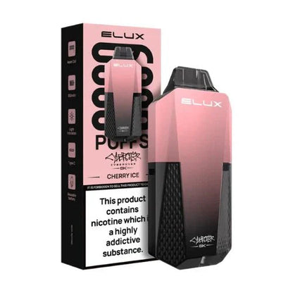 Elux Cyberover 6000 Puffs Disposable Vape Device  Box Of 10, Cherry Ice