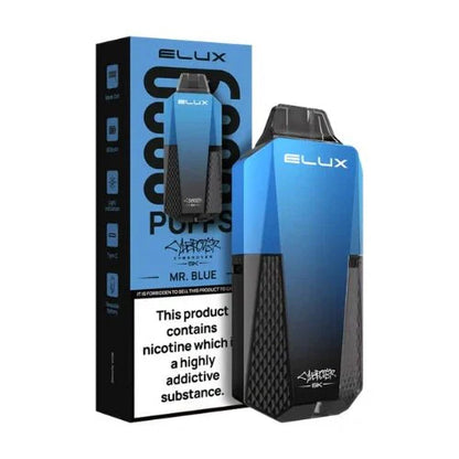 Elux Cyberover 6000 Puffs Disposable Vape Device  Box Of 10, Mr Blue