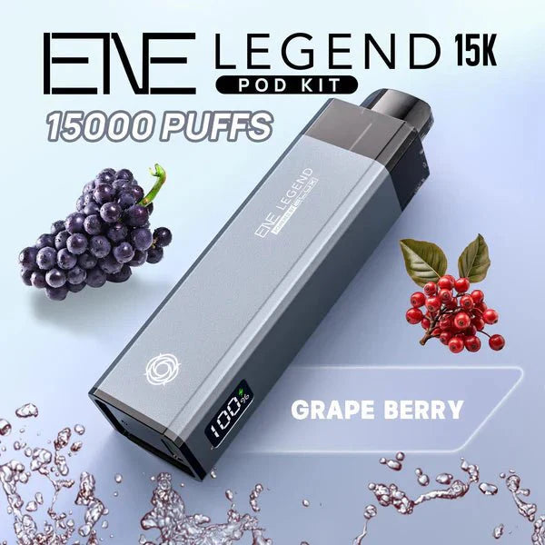 Elux ENE Legend 15K Prefilled Vape Kit Box of 5 - Vapewholesalesupplier