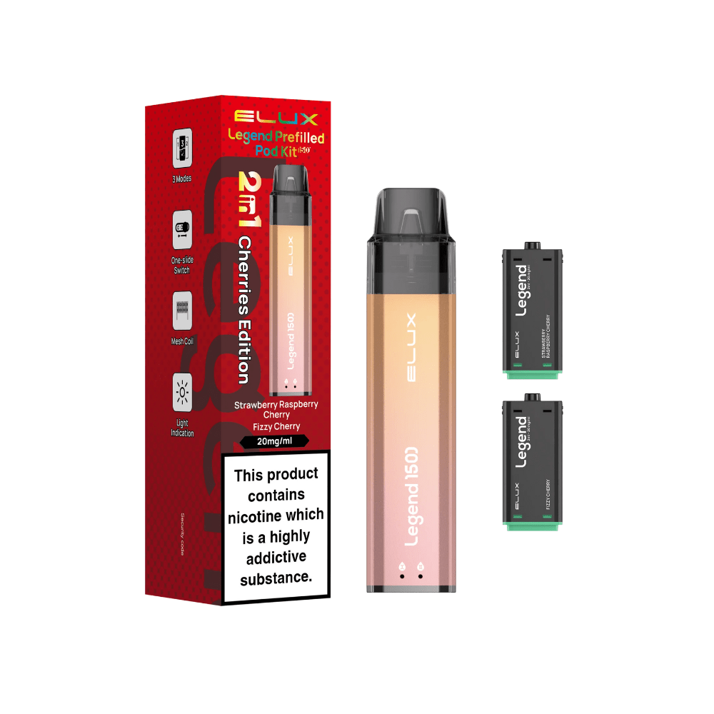Elux Legend 1500 Prefilled Pod Kit | Box of 5 - Vapewholesalesupplier