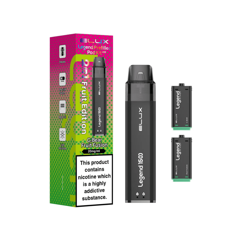 Elux Legend 1500 Prefilled Pod Kit | Box of 5 - Vapewholesalesupplier