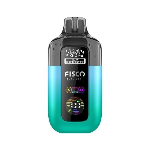Fisco Point Pro 7000 Disposable Vape  Box of 5 , Fizzy Blueberry Ice