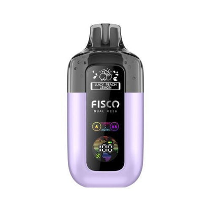 Fisco Point Pro 7000 Disposable Vape  Box of 5 , Juicy Peach Lemon