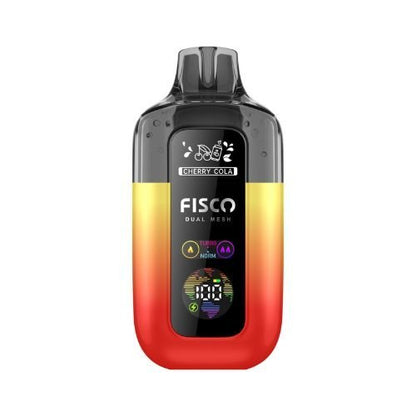 Fisco Point Pro 7000 Disposable Vape  Box of 5 , Cherry Cola