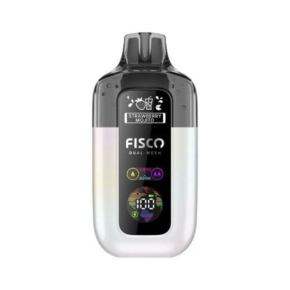 Fisco Point Pro 7000 Disposable Vape  Box of 5 , Strawberry Mojito