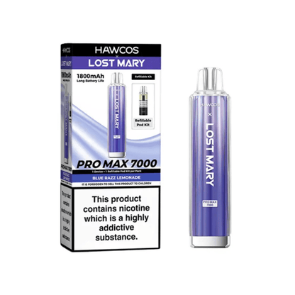Hawco x Lost Mary Pro Max 7000 Prefilled Pod Kit | Box of 10 - Vapewholesalesupplier