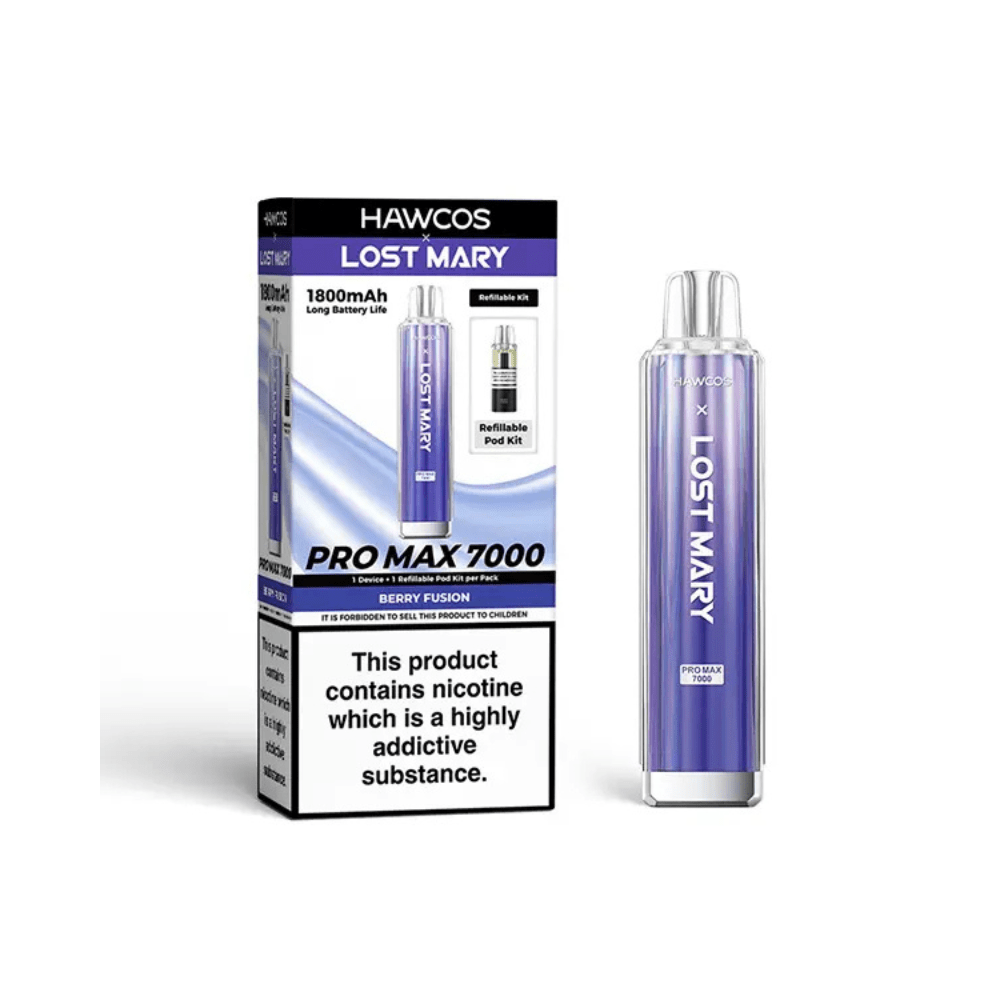 Hawco x Lost Mary Pro Max 7000 Prefilled Pod Kit | Box of 10 - Vapewholesalesupplier